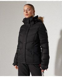luxe longline puffer jacket