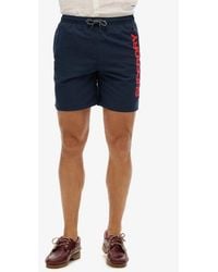 Superdry - Sport Graphic 17-inch Recycled Swim Shorts - Lyst