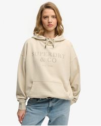 Superdry - & Co Luxe Casual Relaxed Hoodie - Lyst