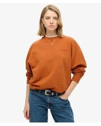 Superdry - & Co Ladies Classic Essential Logo Overdyed Sweatshirt - Lyst