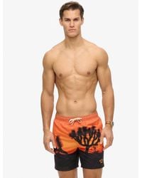 Superdry - & Co Photographic 17-inch Recycled Swim Shorts - Lyst