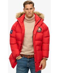 Superdry - Parka longue matelassée everest - Lyst