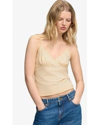 Superdry - & Co Athletic Essentials Trim V-neck Vest Top - Lyst
