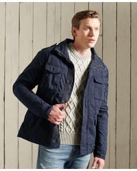 Superdry Classic Rookie Military Jacket Brown for Men