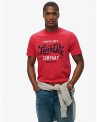 Superdry - & Co Perfect Fit Script T-shirt - Lyst
