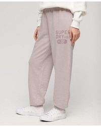 Superdry - Ladies Loose Fit Graphic Print Vintage Washed jogger - Lyst