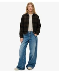 Superdry - & Co Checked Ranch Quilted Jacket - Lyst