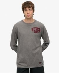 Superdry - & Co Vintage Athletic Chest Long Sleeve Top - Lyst
