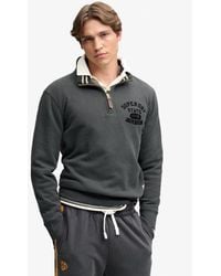 Superdry - & Co Tonal Half Zip Sweatshirt - Lyst