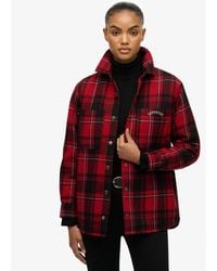 Superdry - & Co Check Lined Shirt - Lyst