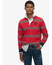 Superdry - Vintage Athletic Stripe Rugby Top - Lyst