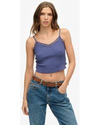 Superdry - Athletic Essentials Cami Top Slanke Pasvorm - Lyst