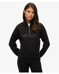 Superdry - & Co Active Tech Logo Relaxed Half Zip Sweatshirt - Lyst
