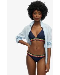 Superdry - & Co Ladies Fully Lined Logo Classic Bikini Briefs - Lyst
