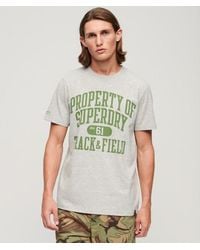 Superdry - & Co Athletic College Graphic T-shirt - Lyst