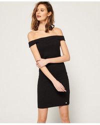 Superdry - Augusta Bardot Dress - Lyst