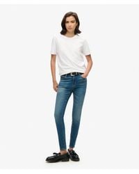 Superdry - & Co Organic Cotton Vintage Mid Rise Skinny Jeans - Lyst