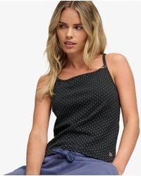 Superdry - & Co Polka Dot Cami Top - Lyst