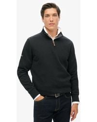 Superdry - & Co Core Pique Half Zip Sweatshirt - Lyst