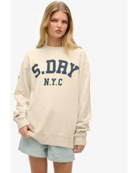 Superdry - & Co Athletic Essentials Slouchy Sweatshirt - Lyst