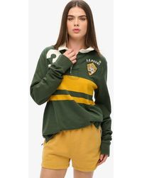 Superdry - & Co Loose Fit Embroidered Vintage Wash Sweat Shorts - Lyst