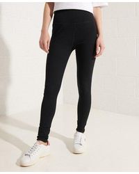 Hollister Cotton leggings With Hip Logo 