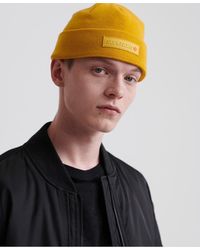 Superdry Gorro Skate Lux - Amarillo