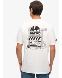 Superdry - Record Label Oversized T-shirt - Lyst
