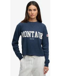 Superdry - & Co Athletic Essential Graphic Long Sleeve Top - Lyst