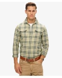 Superdry - & Co The Merchant Store - Linen Check Shirt - Lyst