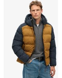 Superdry - Color-Block Hooded Puffer Jacket - Lyst