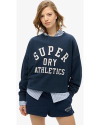 Superdry - Athletic Essentials Relaxed Applique Sweatshirt - Lyst