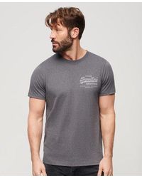 Superdry - T-shirt vintage logo heritage chest - Lyst