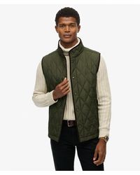 Superdry - & Co Quilted Estate Gilet - Lyst