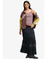Superdry - & Co Ibiza Maxi Skirt - Lyst