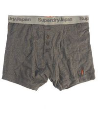 Superdry - Bespoke Button Boxer Marl - Lyst