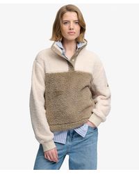 Superdry - & Co Super Soft Mash Up Teddy Fleece - Lyst
