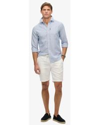 Superdry - & Co The Merchant Store- Linen Shorts - Lyst