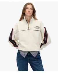 Superdry - Country Club Tape Henley Jumper - Lyst