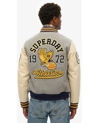 Superdry - College Patched Bomber Jacket - Lyst