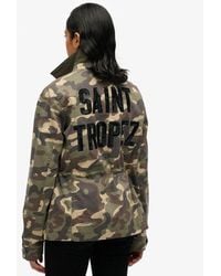 Superdry - Classic Embellished M65 Military Jacket - Lyst