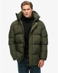 Superdry - Hooded Five Baffle Sports Puffer Jacket - Lyst