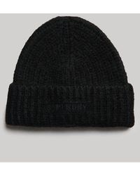 Superdry - Essential Ribbed Beanie - Lyst