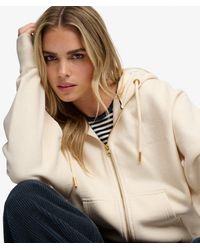 Superdry - & Co Luxe Casual Zip Hoodie - Lyst
