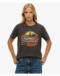 Superdry - & Co Floral T-shirt - Lyst