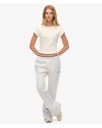 Superdry - & Co Athletic Essentials Logo Low Rise Flare jogger - Lyst