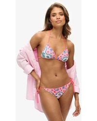 Superdry - & Co Tie Side Cheeky Bikini Briefs - Lyst
