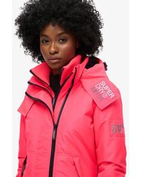 Superdry - & Co Fully Lined Embroidered Logo Hooded Mountain Windbreaker Jacket - Lyst