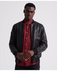 Men's Superdry Leather jackets from $62 | Lyst
