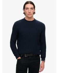 Superdry - & Co The Merchant Store- Textured Crew Jumper - Lyst